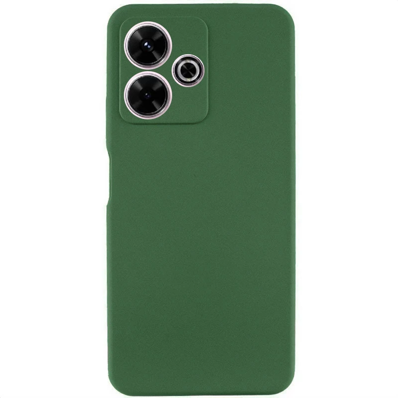 Чохол Silicone Case Lakshmi Premium з закритою камерою на Xiaomi Redmi Note 14 5G – Зелений / Cyprus Green. Фото 1 з 3