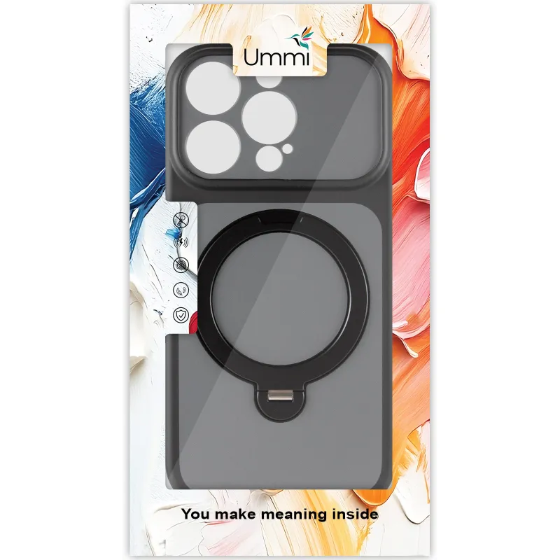 Чохол Ummi Full Camera with Magnetic Fit HQ Ring для Apple iPhone 14 Pro Max (6.7") – Black. Фото 3 з 10