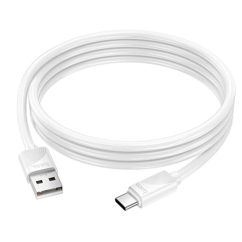 Дата кабель Hoco X114 Energy USB to Type-C 3A (1m) – White. Фото 2 з 4