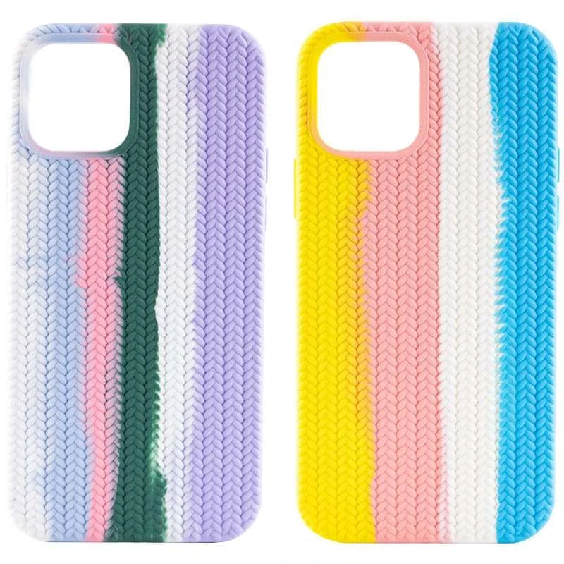 

Чохол Silicone Case плетений на Apple iPhone 13 (6.1")