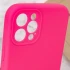 Чохол Silk Full Camera Protective (AA) NO LOGO для Apple iPhone 12 Pro Max (6.7") – Рожевий / Barbie pink. Фото 5 з 6
