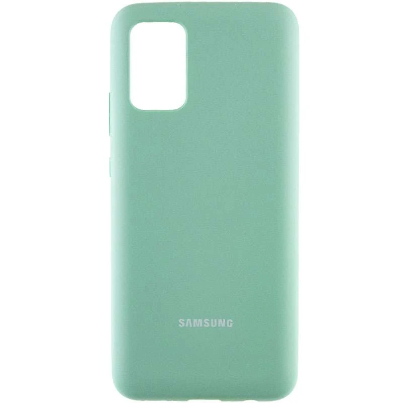 

Чохол Silicone Case з закритим низом на Samsung Galaxy A02s (Бірюзовий / Ice Blue)