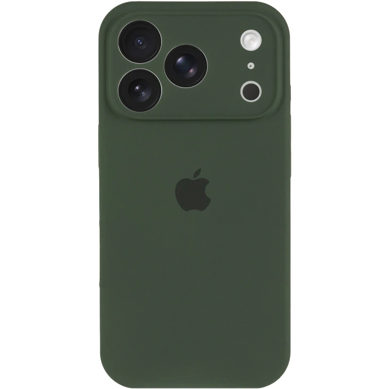 Чохол Silicone Case з захистом камери на Apple iPhone 17 Pro (6.3") – Зелений / Cyprus Green. Фото 3 з 6