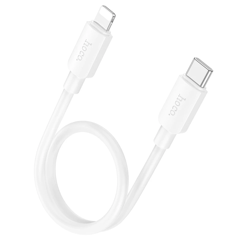 Дата кабель Hoco X96 Hyper Type-C to Lightning 20W (1m) – White. Фото 2 з 4