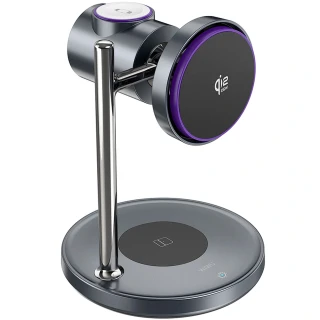 БЗП WIWU Wi-W041 Space Qi2 3 in 1 wireless charger фото 1 з 4