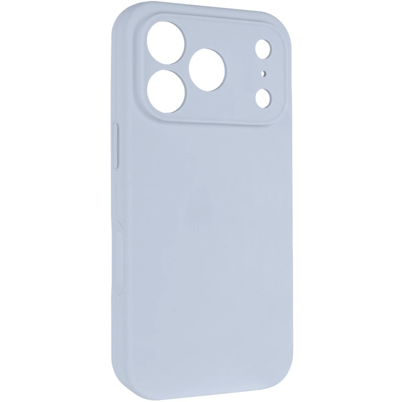 Чехол Silk Full Camera Protective (AA) NO LOGO для Apple iPhone 17 Pro (6.3") – Голубой / Sweet Blue. Фото 2 из 9