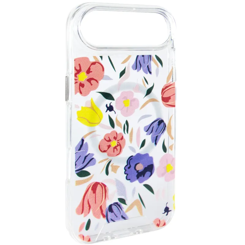 TPU+PC чохол Clear Garden with MagSafe для Apple iPhone 17 Air (6.5") – Tropical Art. Фото 2 з 6