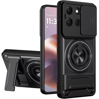 Ударостійкий чохол Camshield StandRing case для Motorola Moto G15 4G фото 1 з 2