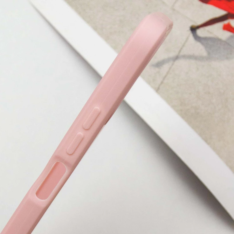 Цветной силиконовый чехол с защитой камеры для Xiaomi Redmi 12 – Розовый / Pink Sand. Фото 7 из 9