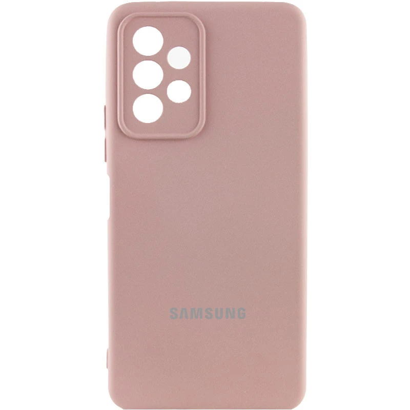 Чохол Silicone Case Lakshmi Premium L з закритою камерою на Samsung Galaxy A13 4G – Рожевий / Pink Sand. Фото 1 з 2