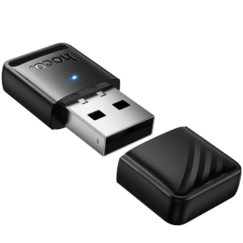 Bluetooth адаптер Hoco UA42 BT5.4 – Black. Фото 4 з 6