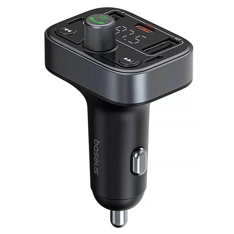 АЗП FM модулятор Baseus S-09 Pro Series 18W (2USB-A/1C) (C10762200113) фото 1 з 1