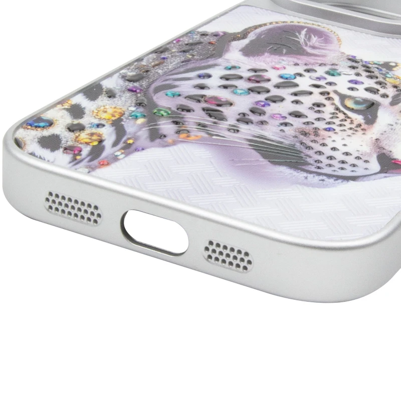 Чехол TPU+PC Crystal Hunt with MagSafe для Apple iPhone 16 Pro – White. Фото 7 из 7
