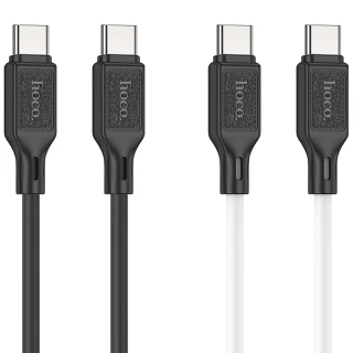 Дата кабель Hoco X90 Cool silicone Type-C to Type-C 60W (1m) фото 1 з 1