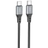 Дата кабель Hoco X86 Spear Type-C to Type-C 60W (1m) – Black. Фото 1 из 4