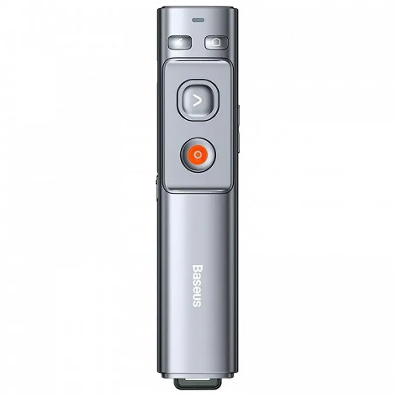 Лазерна указка Baseus Orange Dot Wireless Presenter (Red Laser) (WKCD) – Grey. Фото 1 з 6
