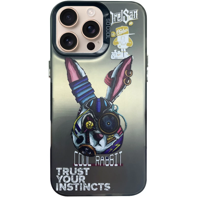 Чехол TPU+PC Street Art для Apple iPhone 16 Pro Max – Cool Rabbit. Фото 2 из 7