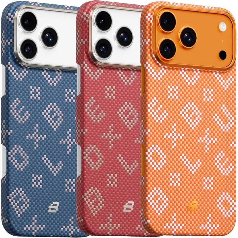 TPU+PC чохол Blueo Gilded Tactile Woven with MagSafe для Apple iPhone 17 Pro (6.3") фото 1 з 1