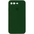 Чехол Silicone Case Square с защитой камеры для Apple iPhone 7 plus / 8 plus – Зеленый / Army green. Фото 1 из 1