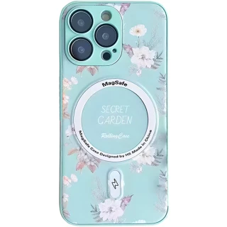 TPU+PC чехол Secret Garden с MagSafe для Apple iPhone 15 Pro Max (6.7") фото 1 из 2