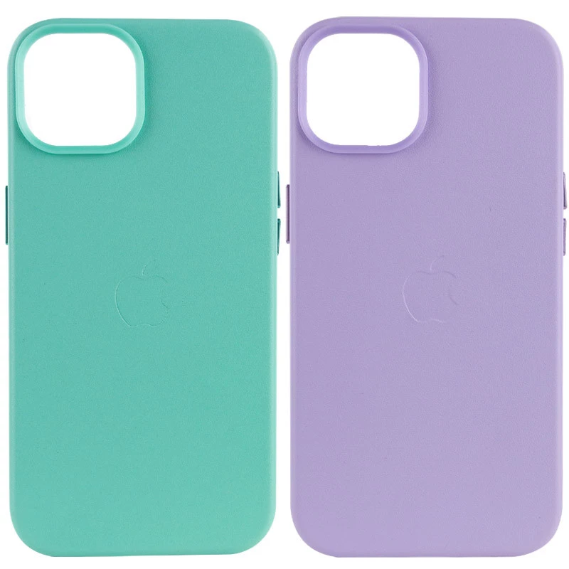 Шкіряний чохол Leather Case з MagSafe на Apple iPhone 12 (6.1") фото 1 з 4