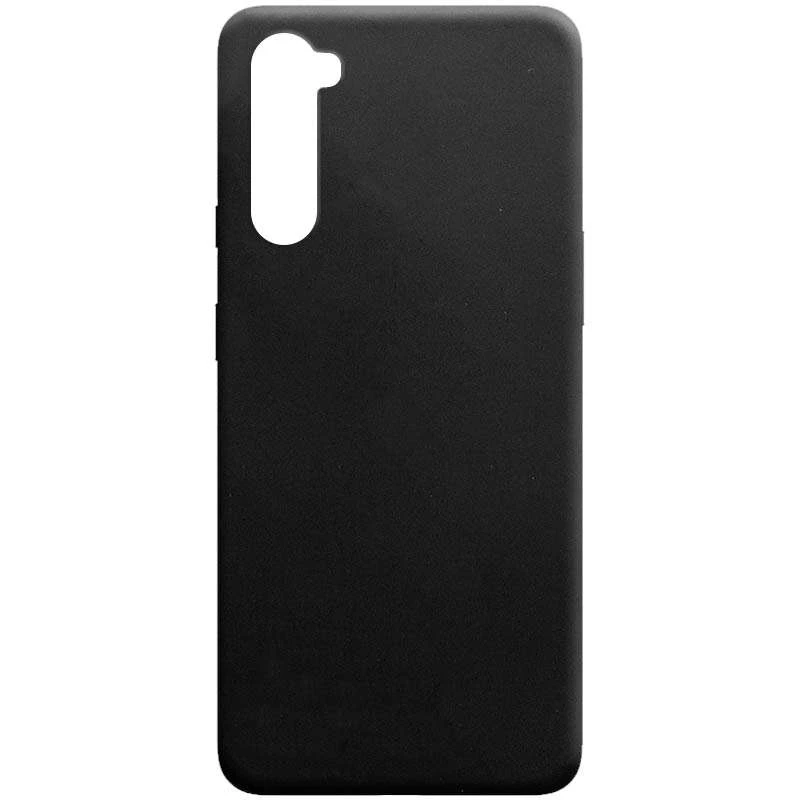 

Цветной силиконовый чехол для OnePlus Nord (Черный), Чорний
