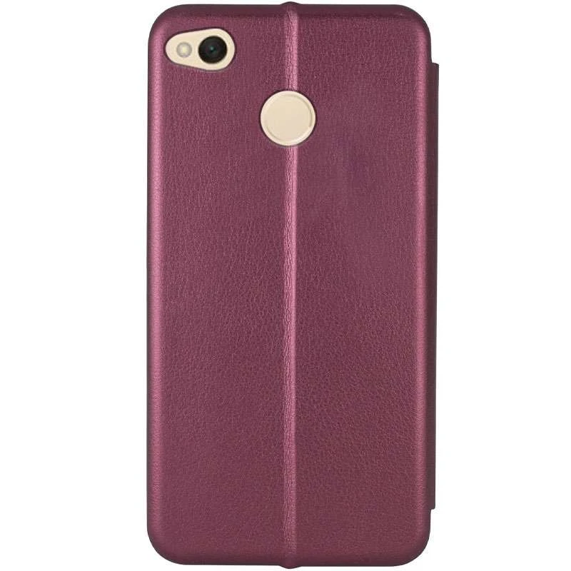 Чехол-книжка классический для Xiaomi Redmi 4X – Бордовый. Фото 2 из 4