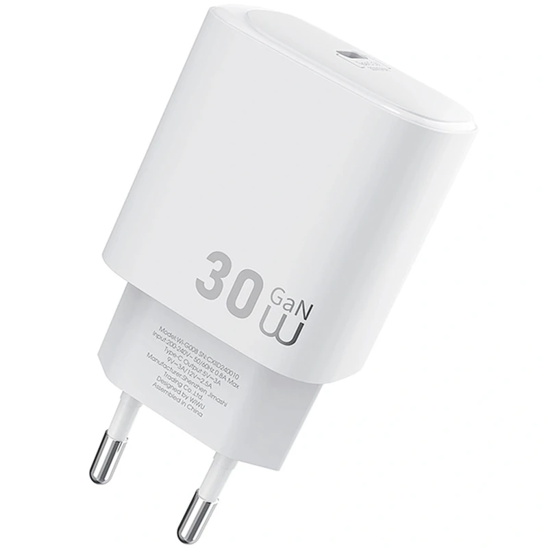 МЗП WIWU G008 Essen PD30W GaN (1USB-C) фото 1 з 1
