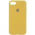 Чехол Silicone Case с закрытым низом для Apple iPhone 6/6s (4.7") – Золотой / Gold. Фото 1 из 1