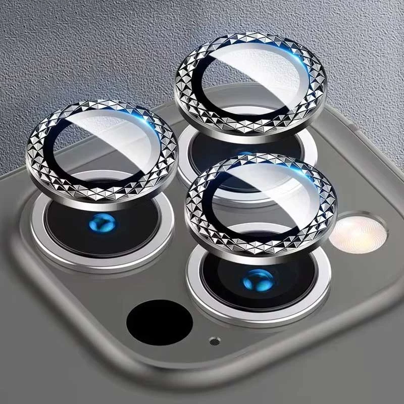 Захисне скло Metal Shine для камери на Apple iPhone 13 Pro Max (6.7") – Темно-Сірий / Graphite. Фото 5 з 8