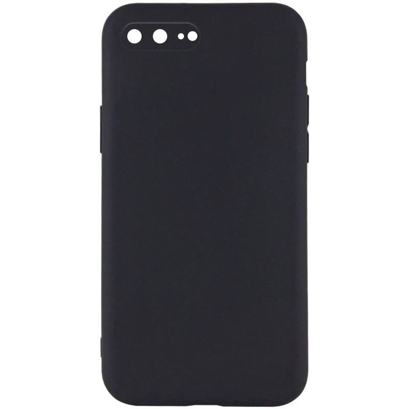 Чёрный силиконовый чехол Epik с защитой камеры для Apple iPhone 7 plus / 8 plus фото 1 из 1