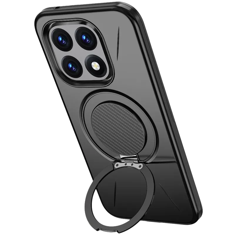 TPU+PC чохол Kalebol Magnetic Case для Xiaomi 15T – Black. Фото 3 з 3