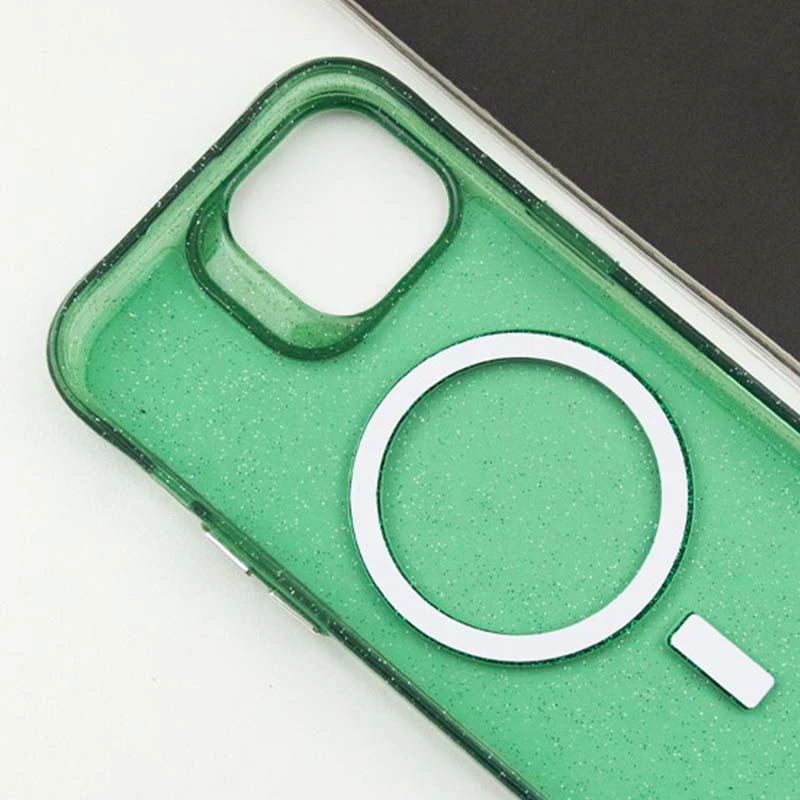 Зоряний чохол з MagSafe на Apple iPhone 14 (6.1") – Green. Фото 12 з 12