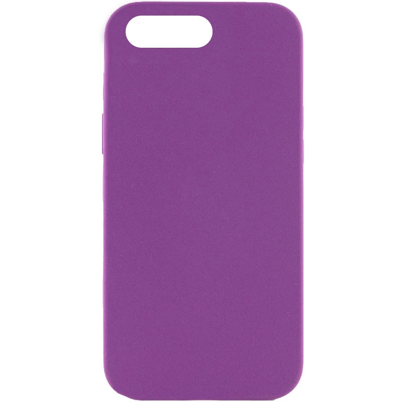 Чохол з закритим низом Silicone Case на Apple iPhone 7 plus / 8 plus – Фіолетовий / Grape. Фото 1 з 2