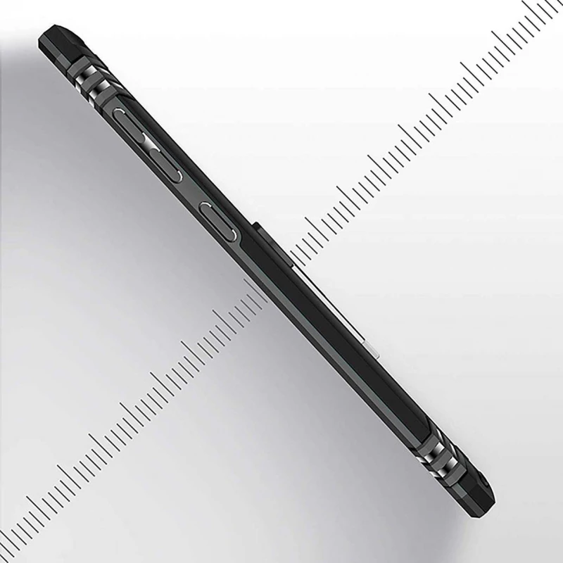 Протиударний чохол Serge Ring з кільцем на Samsung Galaxy A20 / A30 – Чорний. Фото 4 з 6