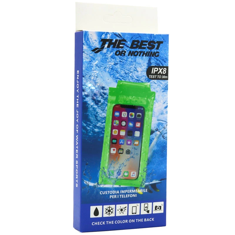 Водонепроницаемый универсальный чехол EPIC 6,5 – Салатовый. Фото 3 из 3