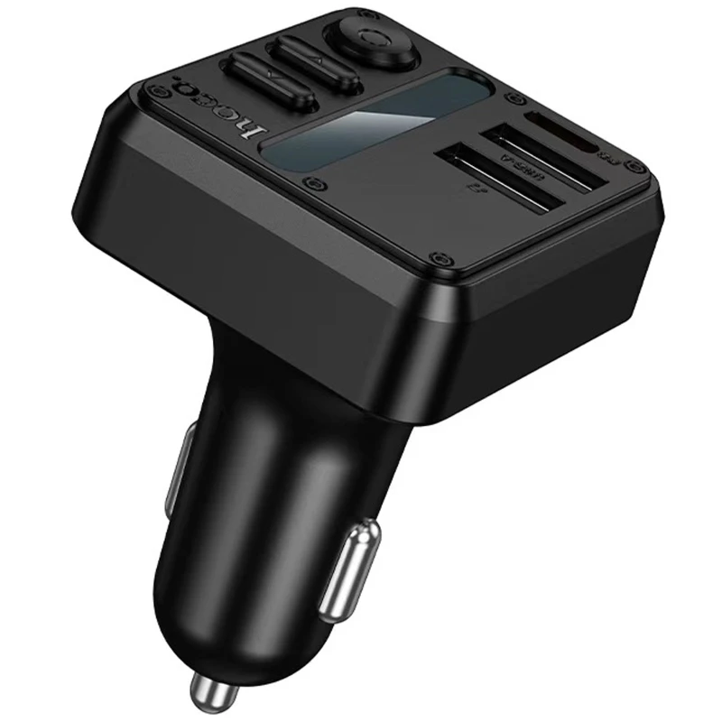 АЗП FM модулятор Hoco E89 Libre 45W (1USB-A/1C) – Black. Фото 5 з 6