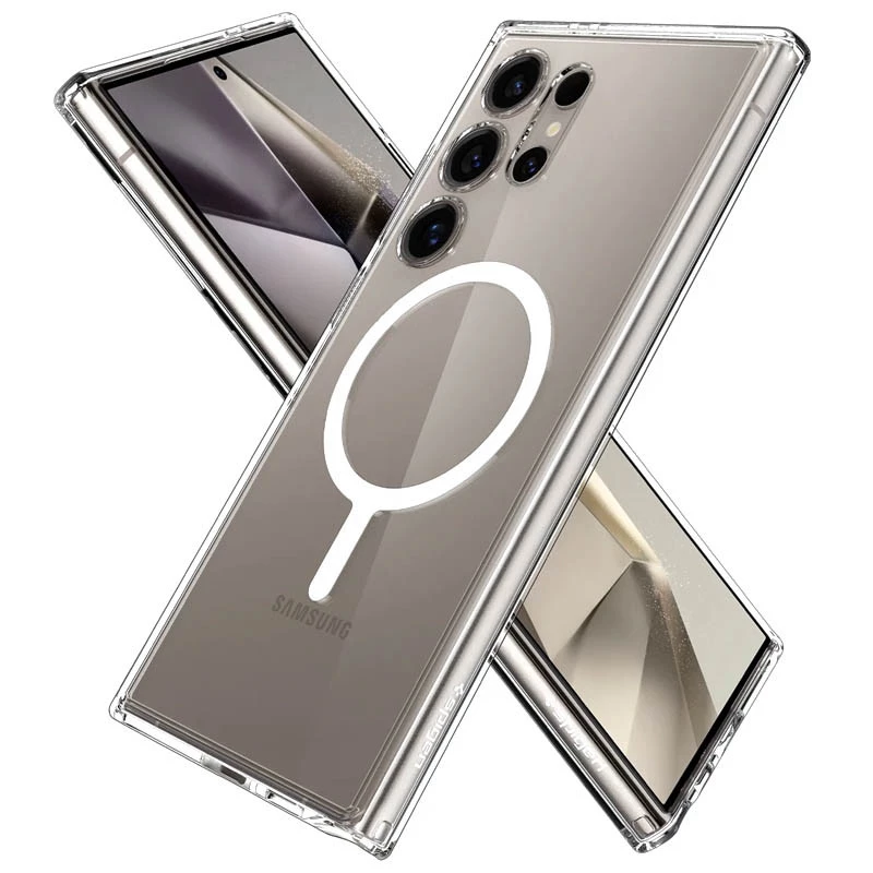 Чехол SGP Ultra Hybrid (MagFit) для Samsung Galaxy S25 Ultra – Прозрачный. Фото 2 из 7