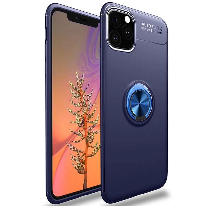 

Чохол Deen ColorRing з кільцем на Apple iPhone 12 Pro (6.1") (Синій / Синій)