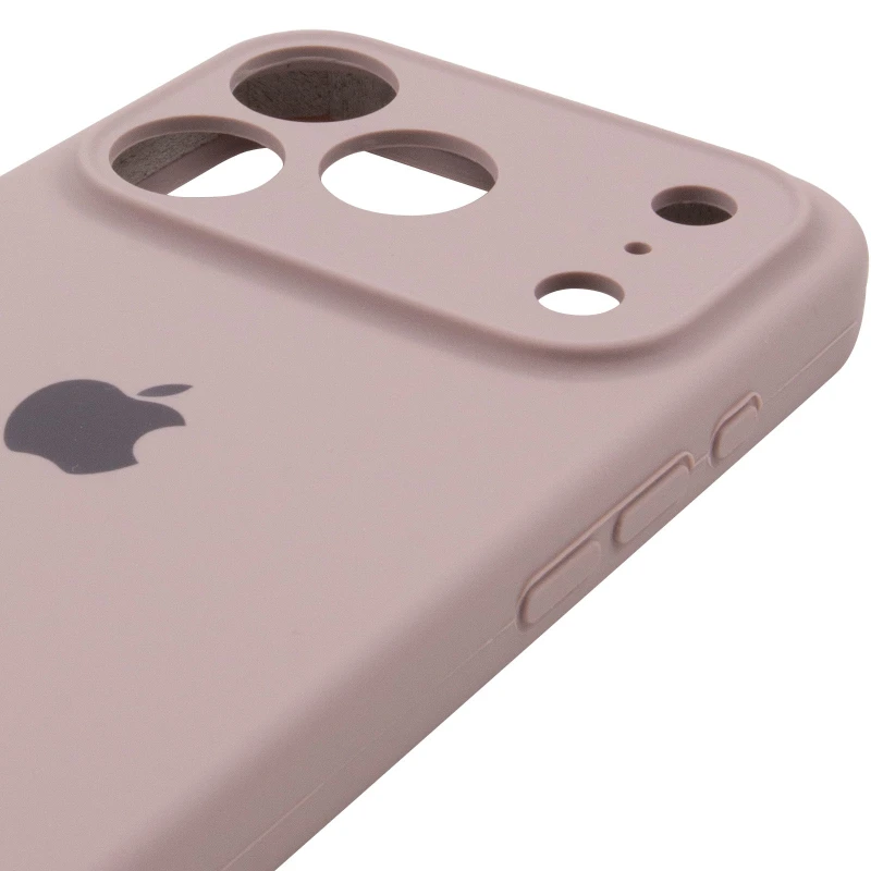 Чохол Silicone Case з захистом камери на Apple iPhone 17 Pro (6.3") – Сірий / Lavender. Фото 5 з 6
