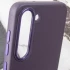 Шкіряний чохол Bonbon з металевими кнопками на Samsung Galaxy S23 – Фіолетовий / Dark Purple. Фото 6 з 6