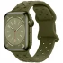 Ремінець Hoco WA16 Flexible series Apple watch (38/40/41mm) – Olive Green. Фото 1 з 2