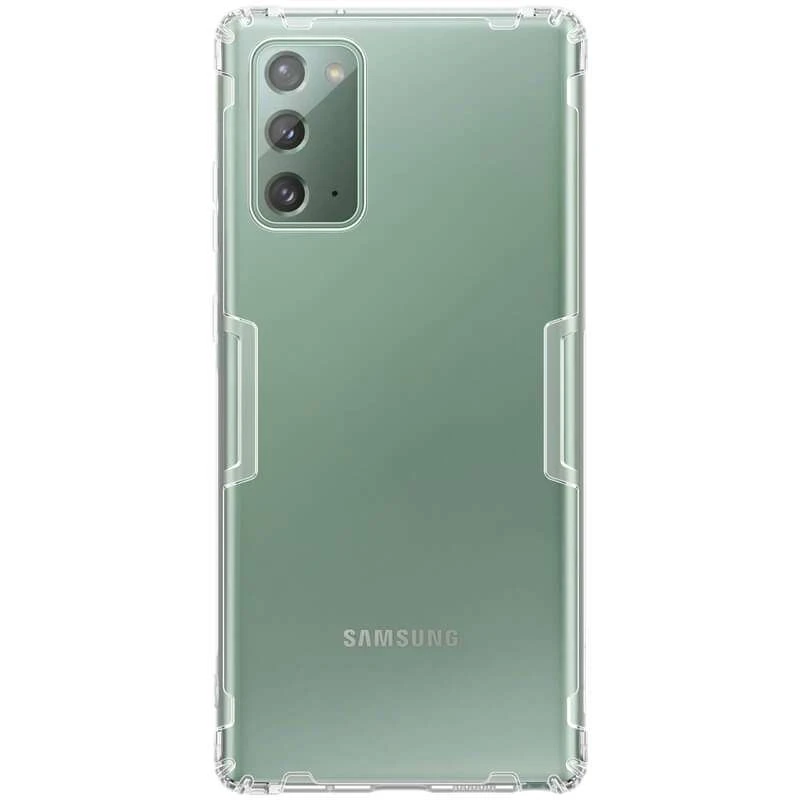 

Ультратонкий силіконовий чохол Nillkin на Samsung Galaxy Note 20 (Безбарвний (прозорий))