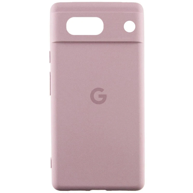 Чохол Silicone Case Lakshmi Premium L з закритою камерою на Google Pixel 7a – Рожевий / Pink Sand. Фото 2 з 3