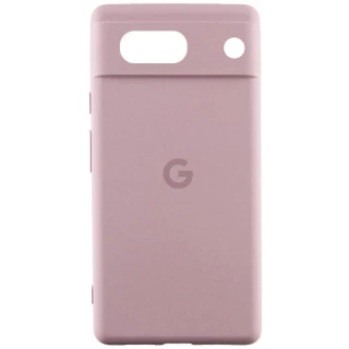Чехол Silicone Case Lakshmi Premium L с закрытой камерой для Google Pixel 7a — Розовый / Pink Sand