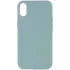 Чохол з закритим низом Silicone Case на Apple iPhone XR (6.1") – Бірюзовий / Turquoise. Фото 1 з 3