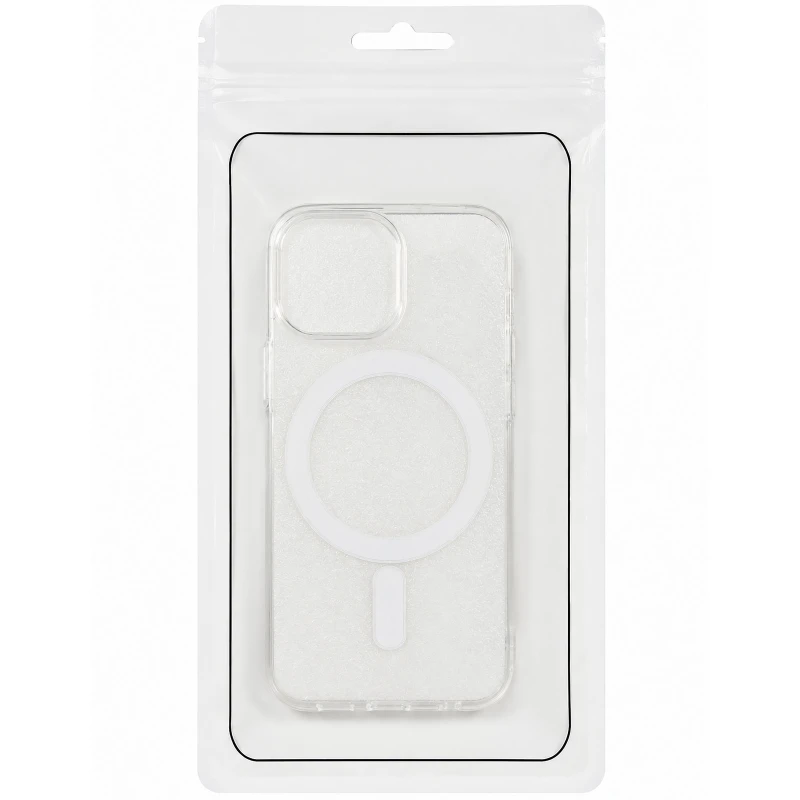 Прозорий TPU чохол з MagSafe на Apple iPhone 13 mini (5.4") – Clear / OPP ZIP. Фото 4 з 4