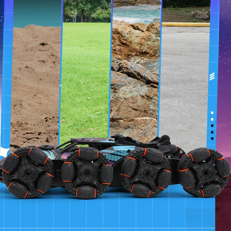 Дитячий восьмиколісний джип на радіокеруванні SHT 2330 2.4G (with 2 remote) – Violet. Фото 3 з 10