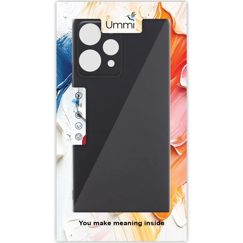 Чохол Silicone Cover Ummi Lakshmi Full Camera (AA) для Xiaomi Redmi 12 – Чорний / Black. Фото 2 Чохол Silicone Cover Ummi Lakshmi Full Camera (AA) для Xiaomi Redmi 12 – Чорний / Black. Фото 2 з 2