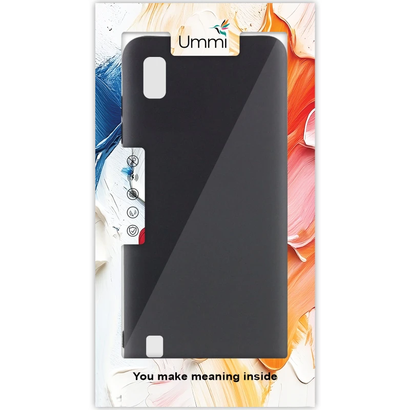 Чохол Silicone Cover Ummi Lakshmi (AA) для Samsung Galaxy A10 (A105F) – Чорний / Black. Фото 2 з 2